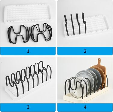 Тримач для кришок каструль, тарілок та дощок обробних QJKEJI