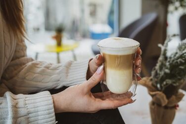 Набір із 6 склянок для кави 300 мл Konsimo