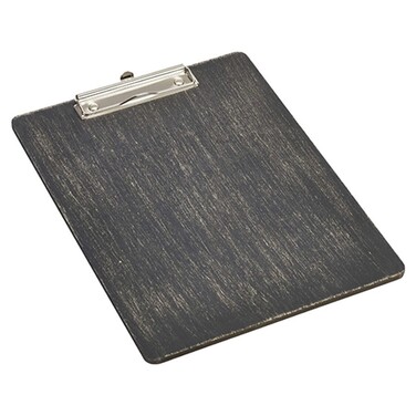 Меню-холдер 24*32*0.6 см, деревянный, черный, GenWare