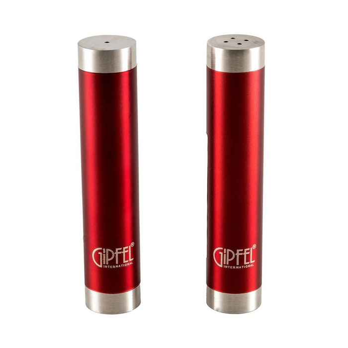 GIPFEL Набор для приправ 2пр 2,5х12см Цвет: красный, Материал: Нержавеющая Сталь 14/1 (#201) 9139 GIPFEL