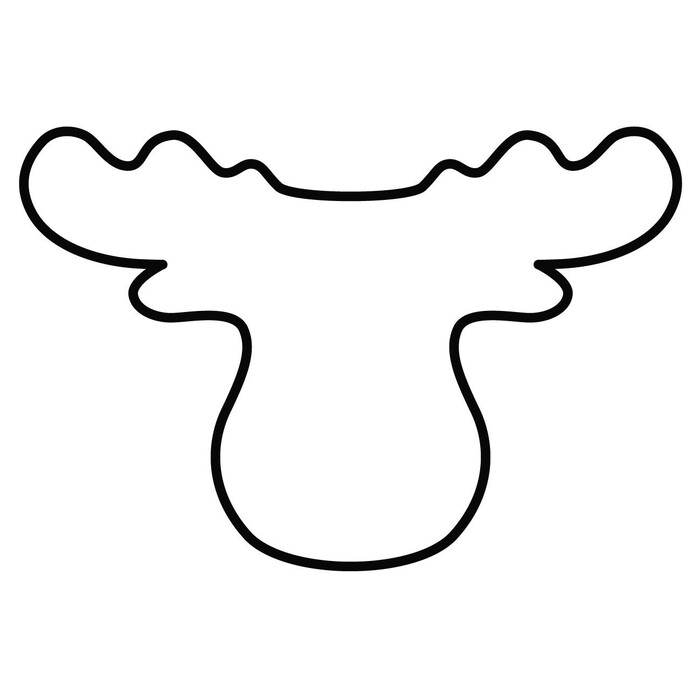 Формочка для печива Лось металева 5 см Kaiser