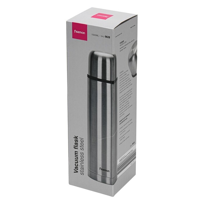 Термос Fissman 1000 мл металік (9628)