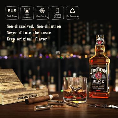 Кубики для віскі з нержавіючої сталі 8 шт SAICOOS