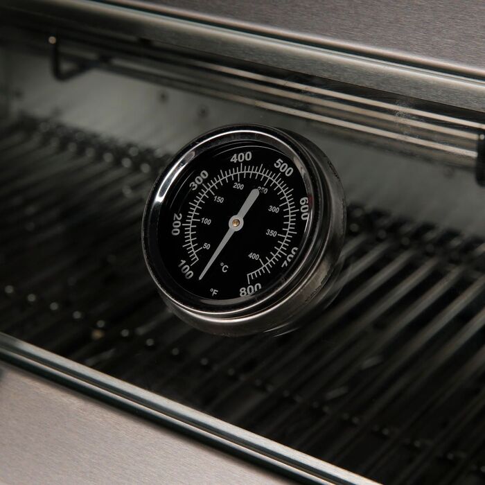 Газовый гриль SANTOS P-618, с боковой и задней горелкой, нержавеющая сталь 900327 Код: 010948