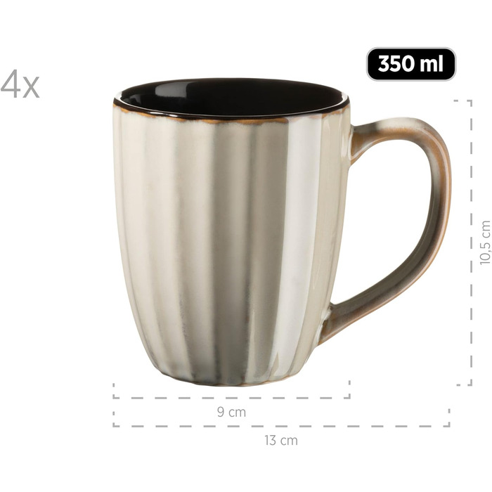 Набор посуды на 4 персоны, 20 предметов, Confino MÄSER