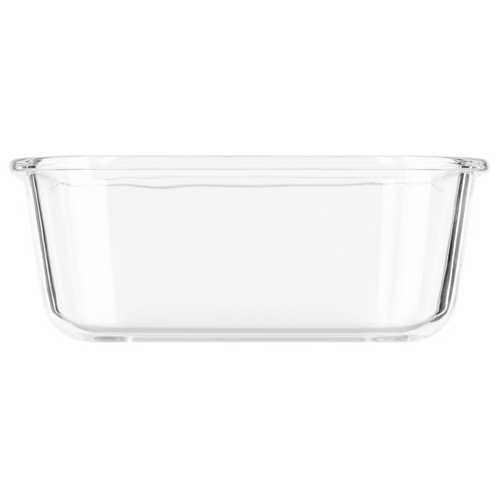 ARDESTO Контейнер для зберігання Gemini 1200 мл, квадратний, боросилікатне скло