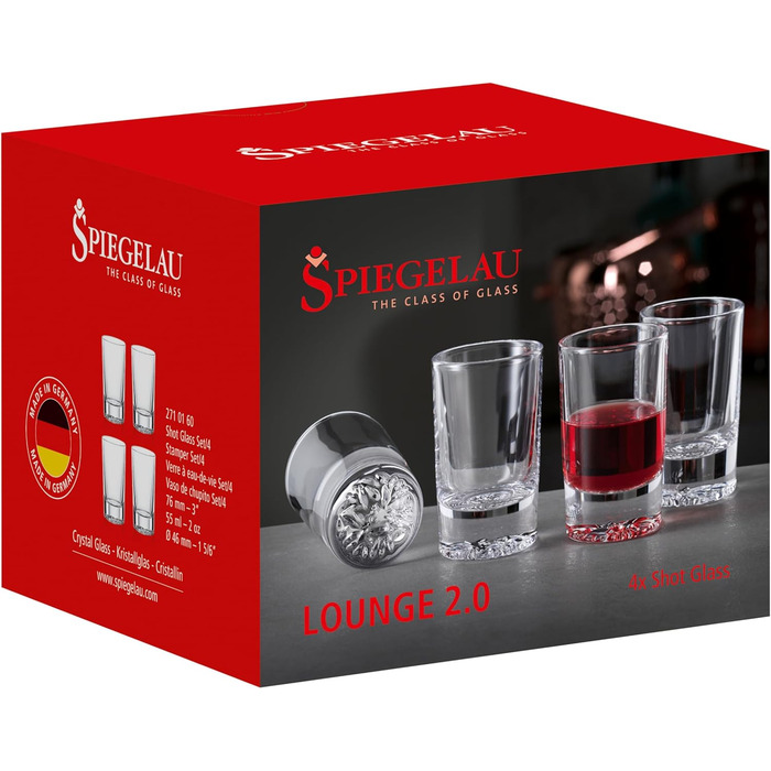 Набір чарок 0,5 л, 4 предмети, Lounge 2.0 Spiegelau