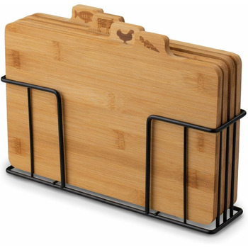 Набір із 4 дошок розділювальних з кедровою підставкою Tadar