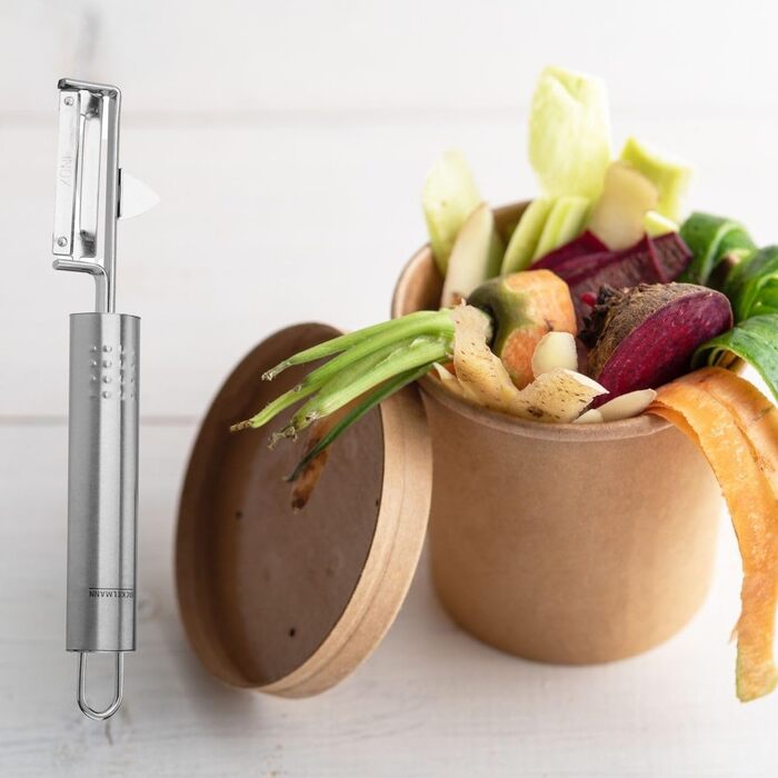 Овочечистка 19 см з рухомим лезом Ovalgriff Fackelmann