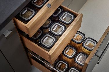 Набір ємностей для зберігання сипучих продуктів, 4 предмети Pantry Gefu