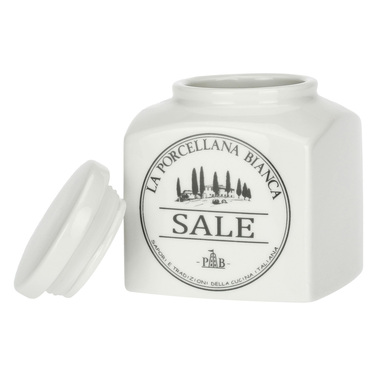 Банка для соли фарфор 500 мл La Porcellana Bianca