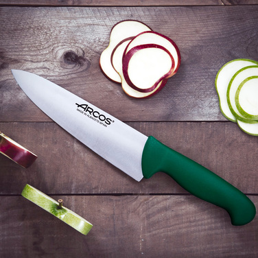 292121 Ніж кухарський 200 мм серія '2900' зелений