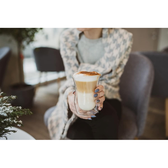 Набір із 6 склянок для кави 300 мл Konsimo