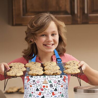 Фартук кухонный для детей с шапкой шеф-повара 38,5 х 70 см Chstarina