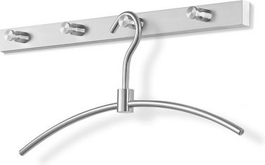 Вішалка для одягу в передпокій настінна 40 см Accolo Zack