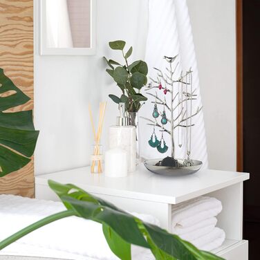 Тримач для прикрас 15 х 16 х 30 см, білий Relaxdays