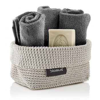 Кошик для рушників маленька, пісочна Tela Blomus