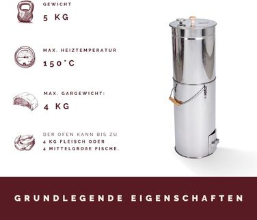 Коптильная бочка на 4 кг мяса Kaiser Company