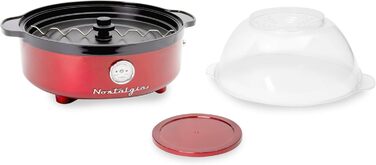 Аппарат для попкорна 5,5 л в ретро-стиле красный Nostalgia
