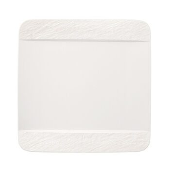 Тарілка 28 см White Manufacture Rock Blanc Villeroy & Boch