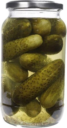 Набор банок 1 л с винтовой крышкой, 6 предметов, серебристый mikken