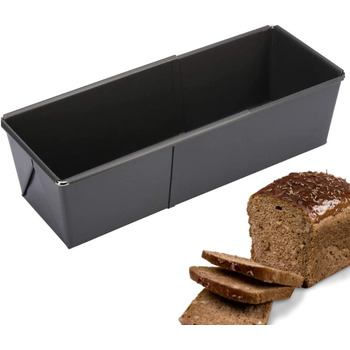 Форма для випічки хліба Westmark - високоякісна емальована форма для випікання хліба, як з пекарні - 32 см - для рівномірного підрум'янювання - 100 стійка до подряпин (чорна) (хліб розтягується)