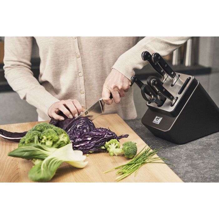 Блок ножів 7 предметів, чорний Professional "S" Zwilling