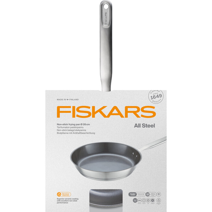 Сковорода Fiskars All Steel матова 26 см (1064744)