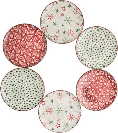 Набір із 6 тарілок на 6 персон  21 см Piatti Naturali