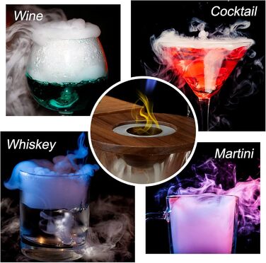 Набір для копчення коктейлів 8 предметів TMEOIIPY