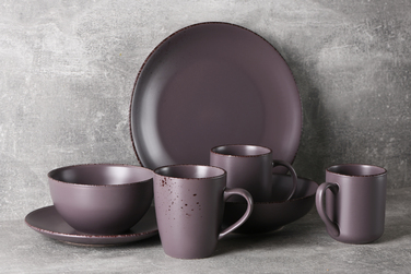 Тарілка десертна Ardesto Lucca Grey brown, 19см, кераміка, коричневий