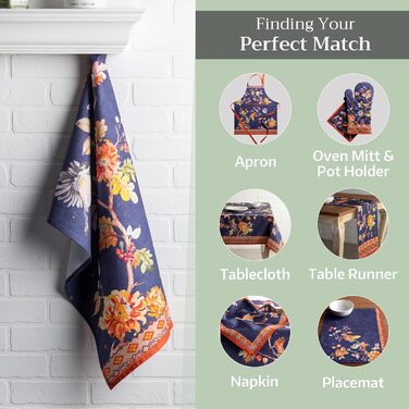 Набір із 3 багатоцільових кухонних рушників Барних рушників День подяки/Різдво (50 см x 70 см) (28 - Килим - Безкінечність, 50 x 70 см (Набір із 3 шт.)), 39 Hermine Noel