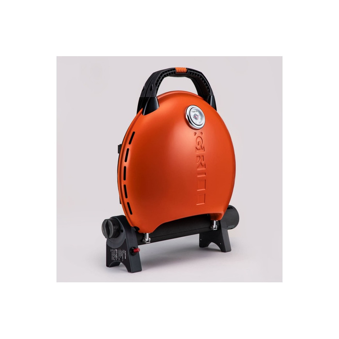 КОМПЛЕКТ Портативний переносний газовий гриль O-GRILL 600T, помаранчевий + шланг в подарунок! Код: 011680