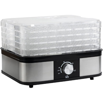 Дегідратор на 5 полиць, 245 Вт HOMCOM