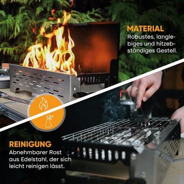 Складний гриль для кемпінгу SCHNEIDERFREUDE