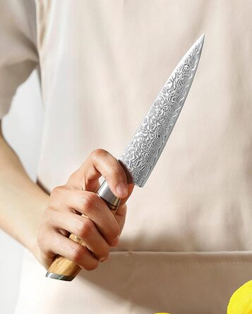 Універсальний ніж 13 см, дамаська сталь XINZUO