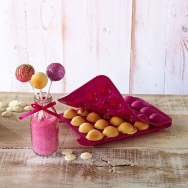 Форма для випічки, 18 x 25 x 4 см, рожева, RBV Birkmann