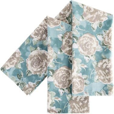 Різдвяні кухонні рушники Ragged Rose, бавовна (70x50x1 см, колір Duckegg Blue)