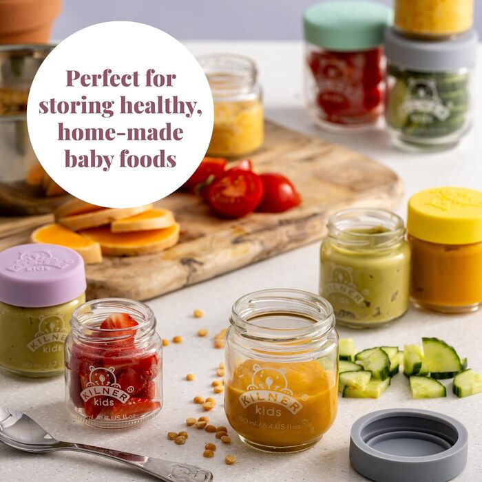 Набор баночек для детского питания 190 мл, 6 предметов Kilner