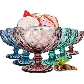 Набір креманок для мороженого 6 шт. 300 мл Sendez