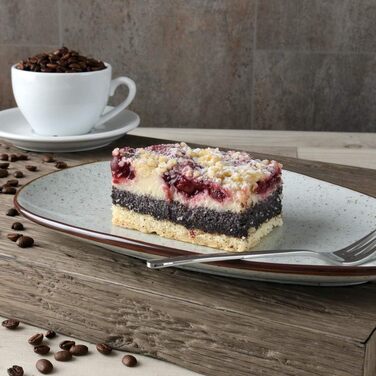 Арена Реактивна порцеляна на 4 персони (овал 27 см, пісок)