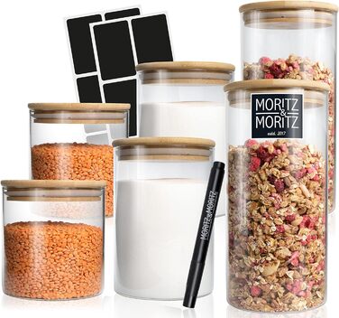 Набір ємностей для зберігання 6 предметів Moritz & Moritz