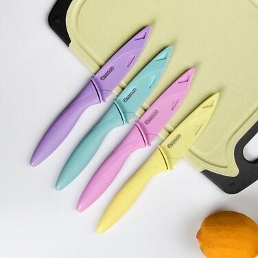 Обробний ніж Fissman CARAMELLA 10 см у чохлі (2550)