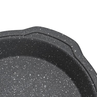 Форма для выпечки круглая Fissman 28х4,5 см. углеродистая сталь с антипригарным покрытием (5673)