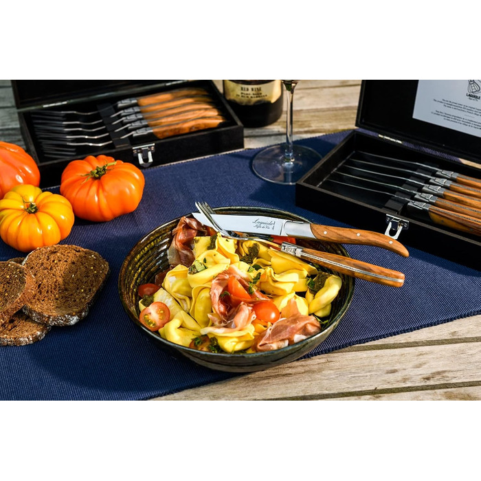 Набор из 6 ножей для стейка в деревянной коробке Luxury Line Laguiole Style de Vie