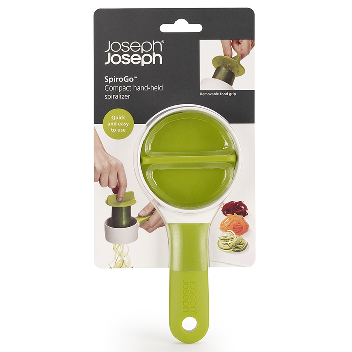 Терка-спіралайзер, 7,8 х 4,3 х 18 см, зелена SpiroGo Joseph Joseph