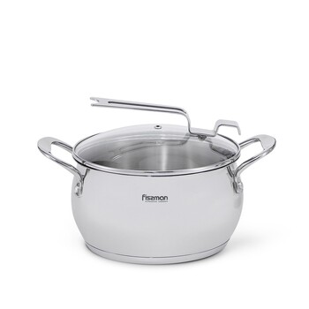 Каструля зі скляною кришкою 18 см 2,5 л VITA Fissman