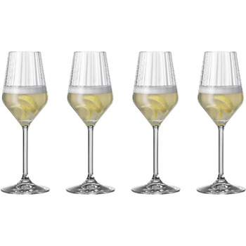 Набір келихів для білого вина з 4 предметів, кришталевий келих, 440 мл, Spiegelau LifeStyle, 4450172 (Набір келихів для шампанського, 4 шт.)