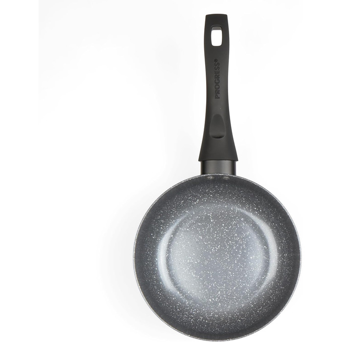 Каструлі Progress, каструлі з антипригарним покриттям з металу, мармуру та кераміки, легкий алюмінієвий екструзійний матеріал - Підходять для всіх типів плит, крім індукційних варильних поверхонь, каструлі можна мити в посудомийній машині (каструлі, 2,3 л