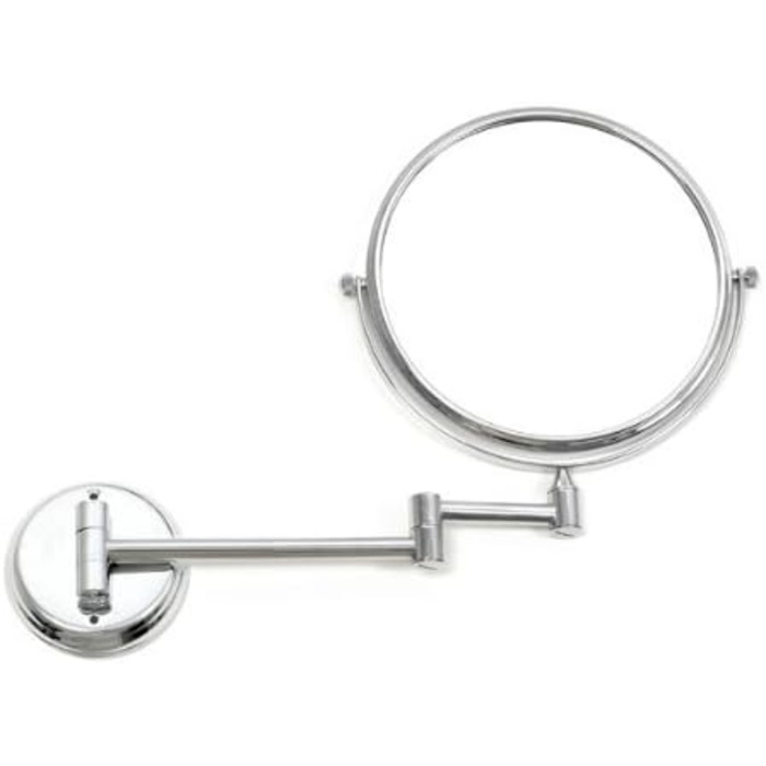 Дзеркало косметичне настінне 20 см з 5-кратним збільшенням, Vialex